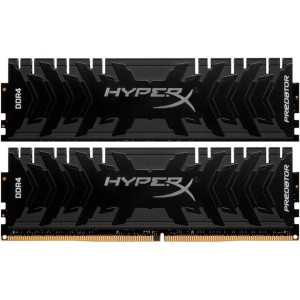 Модуль памяті для компютера DDR4 16GB (2x8GB) 4600 MHz HyperX Predator Black Kingston Fury (ex.HyperX) (HX446C19PB3K2/16)