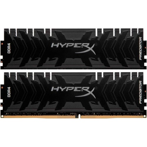 Модуль памяті для компютера DDR4 16GB (2x8GB) 4600 MHz HyperX Predator Black Kingston Fury (ex.HyperX) (HX446C19PB3K2/16)