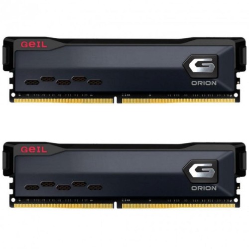 Модуль памяті для компютера DDR4 16GB (2x8GB) 3200 Orion Black Geil (GOG416GB3200C16BDC)