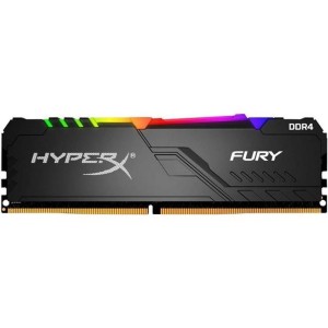 Модуль памяті для компютера DDR4 16GB 2400 MHz HyperX Fury Black Kingston Fury (ex.HyperX) (HX424C15FB4A/16)