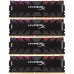 Модуль памяті для компютера DDR4 128GB (4x32GB) 3600 MHz HyperX Predator RGB Kingston Fury (ex.HyperX) (HX436C18PB3AK4/128)