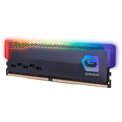 Модуль памяті для компютера DDR4 16GB (2x8GB) 3200 MHz Orion RGB Titanium Gray Geil (GOSG416GB3200C16BDC)