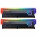 Модуль памяті для компютера DDR4 16GB (2x8GB) 3200 MHz Orion RGB Titanium Gray Geil (GOSG416GB3200C16BDC)