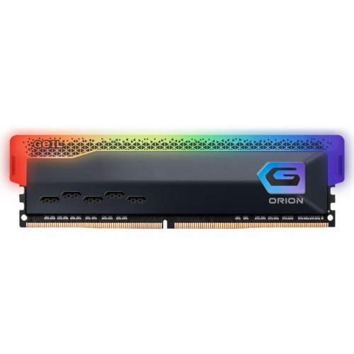 Модуль памяті для компютера DDR4 8GB 3200 MHz Orion RGB Titanium Gray Geil (GOSG48GB3200C16BSC)