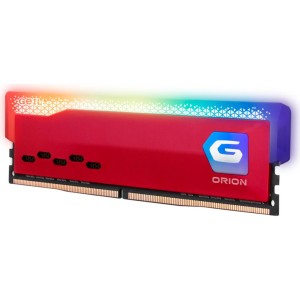 Модуль памяті для компютера DDR4 8GB 3200 MHz Orion RGB Racing Red Geil (GOSR48GB3200C16BSC)