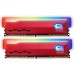 Модуль памяті для компютера DDR4 16GB (2x8GB) 3600 MHz Orion RGB Racing Red Geil (GOSR416GB3600C18BDC)