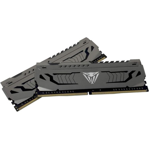 Модуль памяті для компютера DDR4 8GB (2x4GB) 3200 MHz Viper Steel Gray Patriot (PVS48G320C6K)