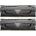 Модуль памяті для компютера DDR4 8GB (2x4GB) 3200 MHz Viper Steel Gray Patriot (PVS48G320C6K)