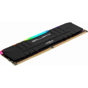 Модуль памяті для компютера DDR4 16GB 3200 MHz Ballistix Black RGB Micron (BL16G32C16U4BL)