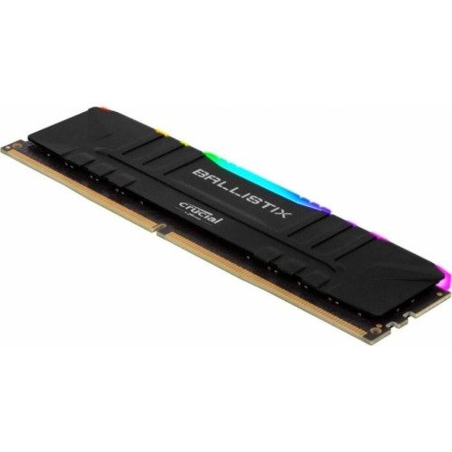Модуль памяті для компютера DDR4 16GB 3200 MHz Ballistix Black RGB Micron (BL16G32C16U4BL)