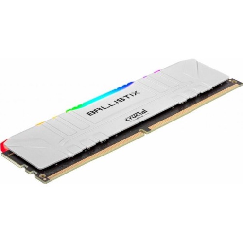 Модуль памяті для компютера DDR4 8GB 3200 MHz Ballistix White RGB Micron (BL8G32C16U4WL)