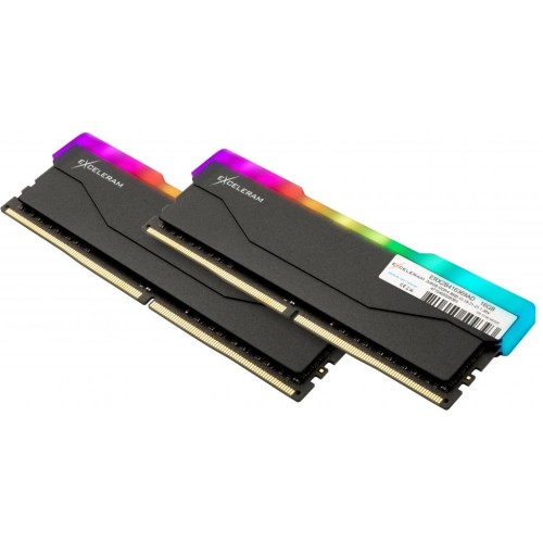 Модуль памяті для компютера DDR4 16GB (2x8GB) 3600 MHz RGB X2 Series Black eXceleram (ERX2B416369AD)