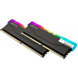 Модуль памяті для компютера DDR4 16GB (2x8GB) 3200 MHz RGB X2 Series Black eXceleram (ERX2B416326AD)