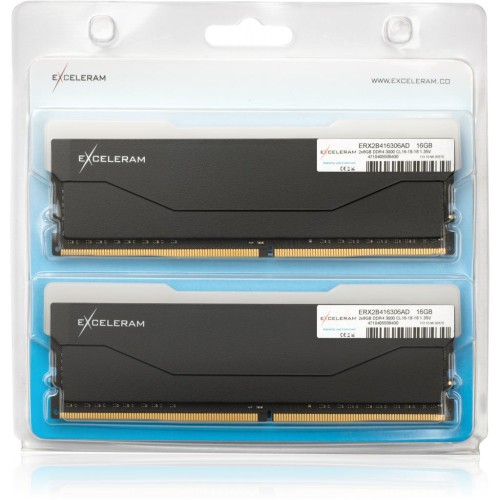 Модуль памяті для компютера DDR4 16GB (2x8GB) 3000 MHz RGB X2 Series Black eXceleram (ERX2B416306AD)