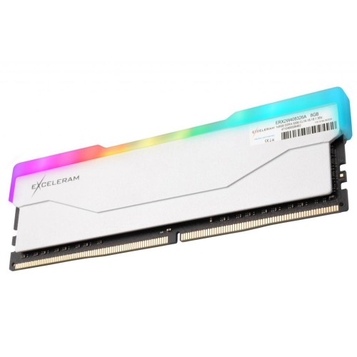 Модуль памяті для компютера DDR4 8GB 3200 MHz RGB X2 Series White eXceleram (ERX2W408326A)