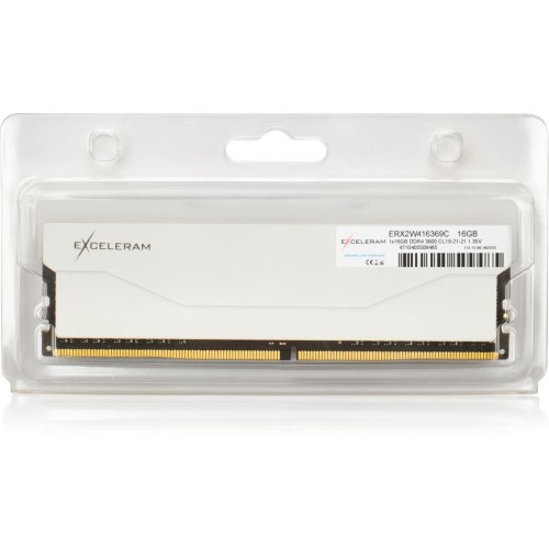 Модуль памяті для компютера DDR4 16GB 3600 MHz RGB X2 Series White eXceleram (ERX2W416369C)