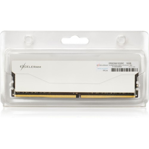 Модуль памяті для компютера DDR4 16GB 3200 MHz RGB X2 Series White eXceleram (ERX2W416326C)