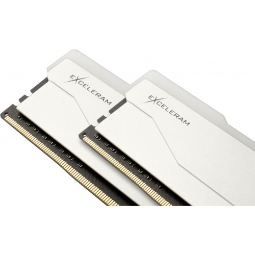 Модуль памяті для компютера DDR4 32GB (2x16GB) 3200 MHz RGB X2 Series White eXceleram (ERX2W432326CD)