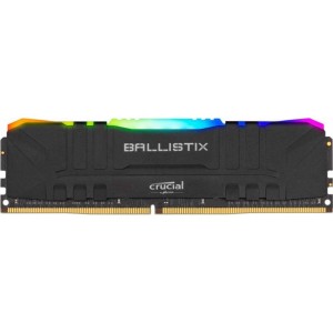 Модуль памяті для компютера DDR4 8GB 3200 MHz Ballistix RGB Black Micron (BL8G32C16U4BL)