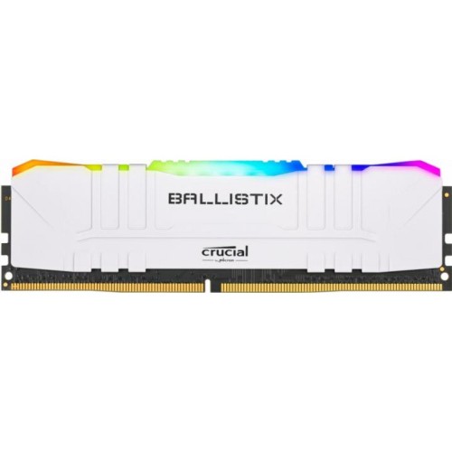 Модуль памяті для компютера DDR4 8GB 3600 MHz Ballistix RGB White Micron (BL8G36C16U4WL)