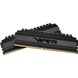 Модуль памяті для компютера DDR4 8GB (2x4GB) 3000 MHz Viper 4 Blackout Patriot (PVB48G300C6K)