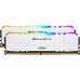 Модуль памяті для компютера DDR4 32GB (2x16GB) 3600 MHz Ballistix White RGB Micron (BL2K16G36C16U4WL)