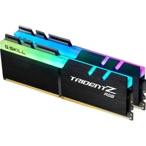 Модуль памяті для компютера DDR 64GB (2x32GB) 3200 MHz Trident Z RGB G.Skill (F4-3200C14D-64GTZR)