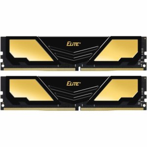 Модуль памяті для компютера DDR4 8GB (2x4GB) 3200 MHz Elite Plus Gold/Black Team (TPD48G3200HC22DC01)