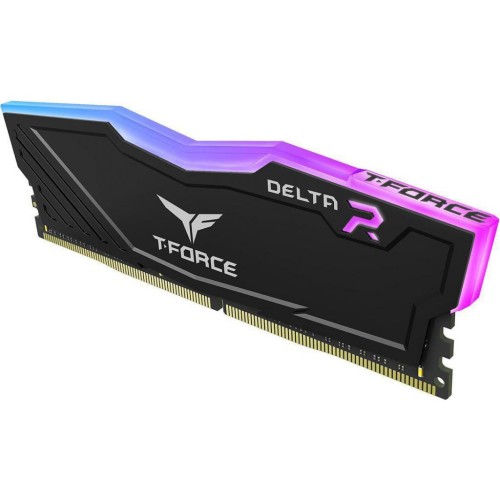 Модуль памяті для компютера DDR4 32GB (2x16GB) 2400 MHz T-Force Delta Black RGB Team (TF3D432G2400HC15BDC01)