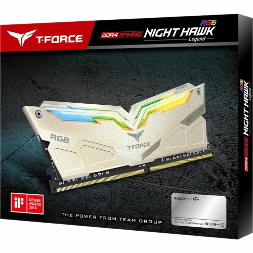 Модуль памяті для компютера DDR4 16GB (2x8GB) 3466 MHz T-Force Night Hawk Legend Gold RG Team (TF7D416G3466HC16CDC01)