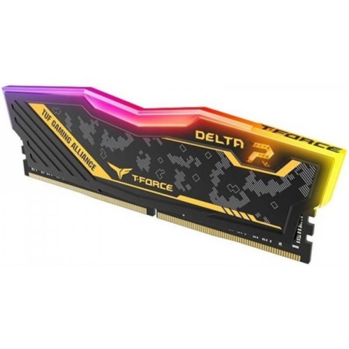 Модуль памяті для компютера DDR4 8GB 3200 MHz T-Force Delta TUF Gaming RGB Team (TF9D48G3200HC16C01)