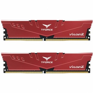 Модуль памяті для компютера DDR4 16GB (2x8GB) 3200 MHz T-Force Vulcan Z Red Team (TLZRD416G3200HC16CDC01)