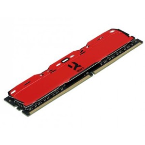 Модуль памяті для компютера DDR4 8GB (2x4GB) 3000 MHz Iridium X Red Goodram (IR-XR3000D464L16S/8GDC)