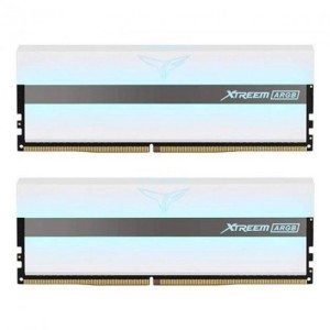 Модуль памяті для компютера DDR4 16GB (2x8GB) 3200 MHz T-Force Xtreem ARGB White Team (TF13D416G3200HC16CDC01)