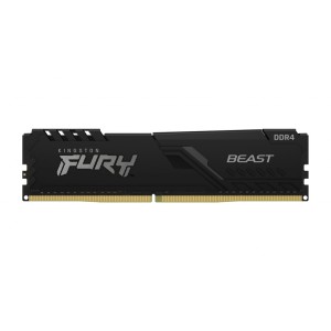 Модуль памяті для компютера DDR4 8GB 2666 MHz Fury Beast Black Kingston Fury (ex.HyperX) (KF426C16BB/8)