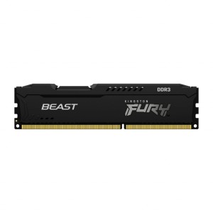 Модуль памяті для компютера DDR3 16GB (2x8GB) 1600 MHz Fury Beast Black Kingston Fury (ex.HyperX) (KF316C10BBK2/16)