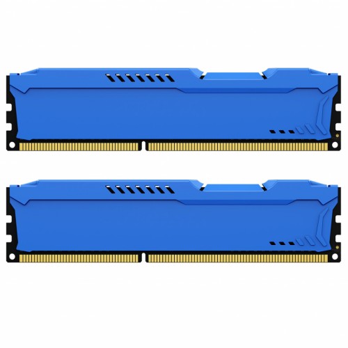 Модуль памяті для компютера DDR3 16GB (2x8GB) 1600 MHz Fury Beast Blue Kingston Fury (ex.HyperX) (KF316C10BK2/16)