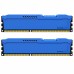 Модуль памяті для компютера DDR3 8GB (2x4GB) 1600 MHz Fury Beast Blue Kingston Fury (ex.HyperX) (KF316C10BK2/8)