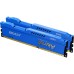 Модуль памяті для компютера DDR3 8GB (2x4GB) 1600 MHz Fury Beast Blue Kingston Fury (ex.HyperX) (KF316C10BK2/8)