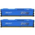 Модуль памяті для компютера DDR3 8GB (2x4GB) 1600 MHz Fury Beast Blue Kingston Fury (ex.HyperX) (KF316C10BK2/8)