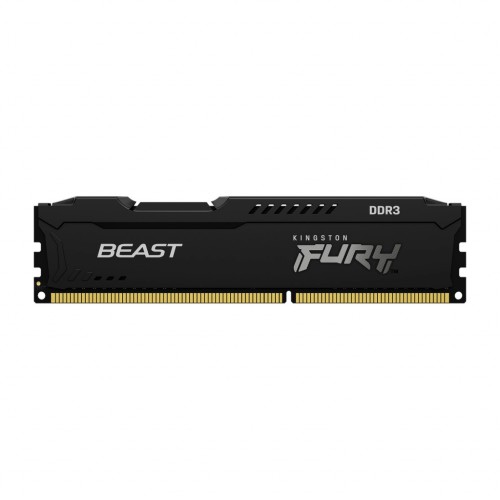 Модуль памяті для компютера DDR3 4GB 1866 MHz Fury Beast Black Kingston Fury (ex.HyperX) (KF318C10BB/4)