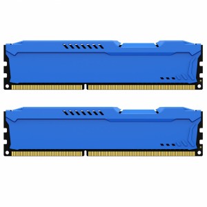 Модуль памяті для компютера DDR3 8GB (2x4GB) 1866 MHz Fury Beast Blue Kingston Fury (ex.HyperX) (KF318C10BK2/8)