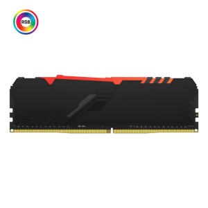 Модуль памяті для компютера DDR4 8GB 2666 MHz Fury Beast RGB Kingston Fury (ex.HyperX) (KF426C16BBA/8)