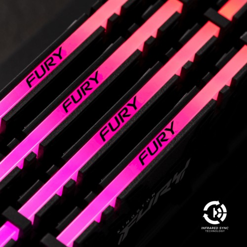 Модуль памяті для компютера DDR4 32GB 3000 MHz Fury Renegade RGB Kingston Fury (ex.HyperX) (KF430C16RBA/32)