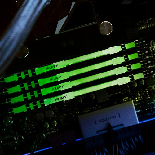 Модуль памяті для компютера DDR4 8GB 3200 MHz Fury Beast RGB Kingston Fury (ex.HyperX) (KF432C16BBA/8)