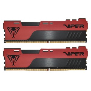 Модуль памяті для компютера DDR4 16GB (2x8GB) 3200 MHz Viper Elite II Red Patriot (PVE2416G320C8K)