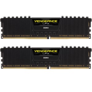 Модуль памяті для компютера DDR4 16GB (2x8GB) 3600 MHz Vengeance LPX Black Corsair (CMK16GX4M2Z3600C18)