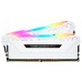 Модуль памяті для компютера DDR4 16GB (2x8GB) 3600 MHz Vengeance RGB Pro White Corsair (CMW16GX4M2D3600C18W)