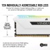 Модуль памяті для компютера DDR4 16GB (2x8GGB) 3600 MHz Vengeance RGB Pro SL White Corsair (CMH16GX4M2D3600C18W)