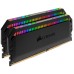 Модуль памяті для компютера DDR4 16GB (2x8GB) 3200 MHz Dominator Platinum RGB Black Corsair (CMT16GX4M2E3200C16)